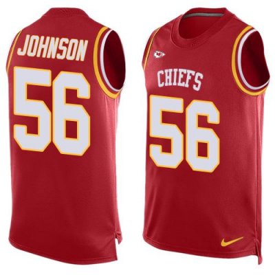 Jerseys Factory Cheap Nike Chiefs #56 Derrick Johnson Red Team C