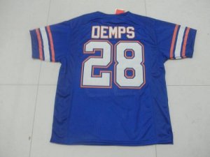 Jerseys Factory Cheap Gators #28 Jeff Demps Blue Embroidered NCA