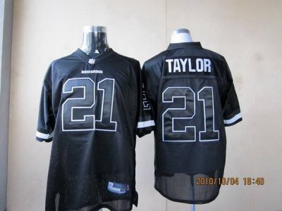 Jerseys Factory Cheap Redskins #21 Sean Taylor Black Shadow Stit