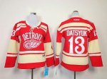 Jerseys Factory Cheap Red Wings #13 Pavel Datsyuk Red 2014 Winte