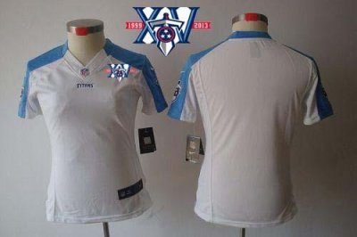 Jerseys Factory Cheap Nike Titans Blank White With 15th Season P