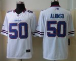 Jerseys Factory Cheap Nike Bills #50 Kiko Alonso White Men's Sti