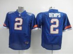 Jerseys Factory Cheap Gators #2 Jeff Demps Blue Embroidered NCAA