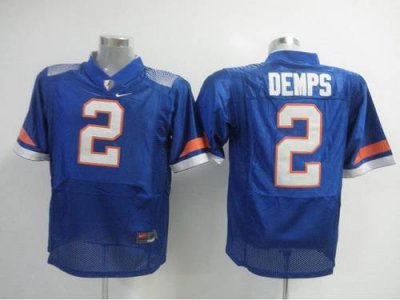 Jerseys Factory Cheap Gators #2 Jeff Demps Blue Embroidered NCAA