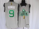 Jerseys Factory Cheap Celtics #9 Rajon Rondo Stitched Grey 2010