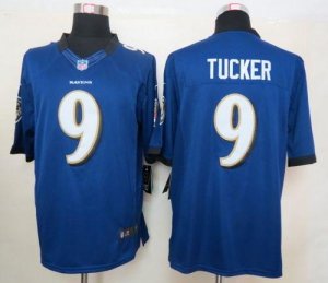 Jerseys Factory Cheap Nike Ravens #9 Justin Tucker Purple Team C