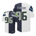 Jerseys Factory Cheap Nike Seahawks #96 Cortez Kennedy White/Ste