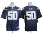 Jerseys Factory Cheap Nike Chargers #50 Manti Te'o Navy Blue Tea