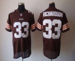 Jerseys Factory Cheap Nike Browns #33 Trent Richardson Brown Tea