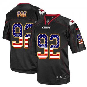 Jerseys Factory Cheap Nike Chiefs #92 Dontari Poe Black Men's St