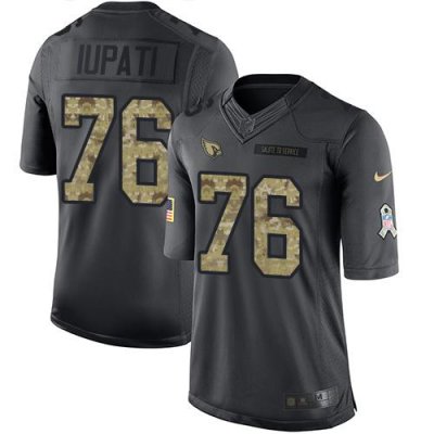 Jerseys Factory Cheap Nike Cardinals #76 Mike Iupati Black Men's