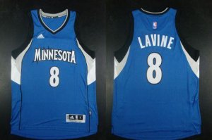 Jerseys Factory Cheap Timberwolves #8 Zach LaVine Blue Road Stit