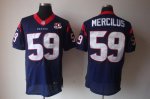 Jerseys Factory Cheap Nike Texans #59 Whitney Mercilus Navy Blue