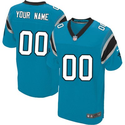 Jerseys Factory Cheap Nike Carolina Panthers Customized Blue Emb