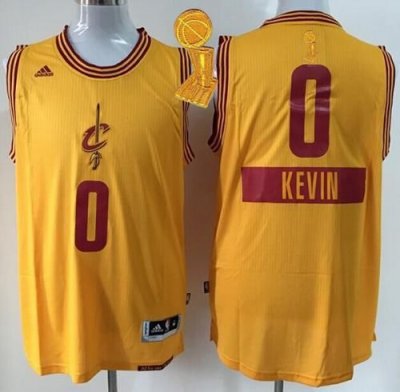 Jerseys Factory Cheap Cavaliers #0 Kevin Love Yellow 2014-15 Chr