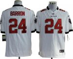 Jerseys Factory Cheap Nike Buccaneers #24 Mark Barron White Men'