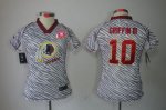 Jerseys Factory Cheap Nike Redskins #10 Robert Griffin III Zebra