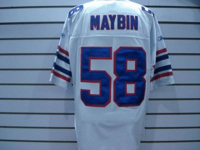 Jerseys Factory Cheap Bills #58 Aaron Maybin White AFL 50th Anni