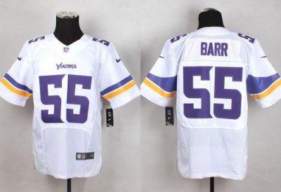 Jerseys Factory Cheap Nike Vikings #55 Anthony Barr White Men's
