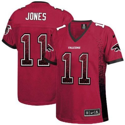 Jerseys Factory Cheap Nike Falcons #11 Julio Jones Red Team Colo