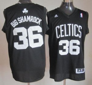 Jerseys Factory Cheap Celtics #36 Shaquille O'Neal Black Big Sha