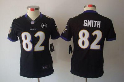 Jerseys Factory Cheap Nike Ravens #82 Torrey Smith Black Alterna