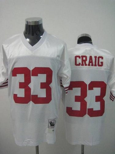 Jerseys Factory Cheap Mitchell and Ness 49ers #33 Roger Craig Em