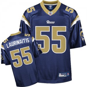 Jerseys Factory Cheap Rams #55 James Laurinaitis Blue Stitched N