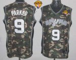 Jerseys Factory Cheap Spurs #9 Tony Parker Camo Stealth Collecti