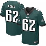 Jerseys Factory Cheap Nike Eagles #62 Jason Kelce Midnight Green