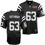Jerseys Factory Cheap Colts #63 Jeff Saturday Black Shadow With