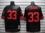 Jerseys Factory Cheap Mitchell and Ness 49ers #33 Roger Craig Bl