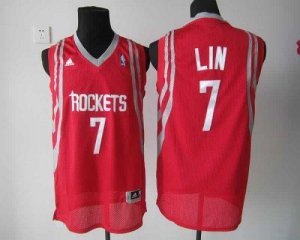 Jerseys Factory Cheap Rockets #7 Jeremy Lin Red Road Revolution