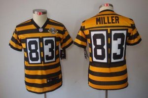 Jerseys Factory Cheap Nike Steelers #83 Heath Miller Black/Yello
