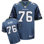 Jerseys Factory Cheap Seahawks #76 Russell Okung Blue Stitched N