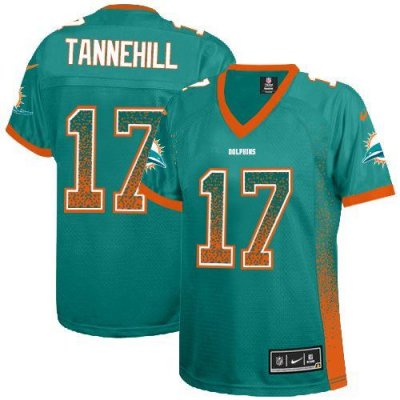 Jerseys Factory Cheap Nike Dolphins #17 Ryan Tannehill Aqua Gree
