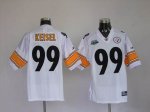 Jerseys Factory Cheap Steelers #99 Brett Keisel White Super Bowl