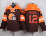 Jerseys Factory Cheap Nike Browns #12 Josh Gordon Brown Player P