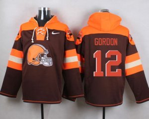 Jerseys Factory Cheap Nike Browns #12 Josh Gordon Brown Player P