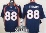 Jerseys Factory Cheap Nike Broncos #88 Demaryius Thomas Navy Blu
