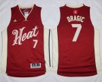 Jerseys Factory Cheap Heat #7 Goran Dragic Red 2015-2016 Christm