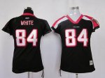 Jerseys Factory Cheap Falcons #84 Roddy White Black Women's Fiel