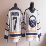 Jerseys Factory Cheap CCM Throwback Sabres #7 Martin White Embro