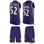 Jerseys Factory Cheap Nike Ravens #52 Ray Lewis Purple Team Colo