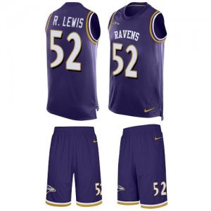 Jerseys Factory Cheap Nike Ravens #52 Ray Lewis Purple Team Colo