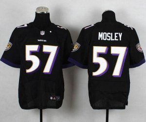 Jerseys Factory Cheap Nike Ravens #57 C.J. Mosley Black Alternat
