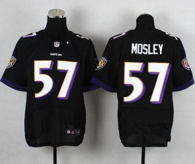 Jerseys Factory Cheap Nike Ravens #57 C.J. Mosley Black Alternat