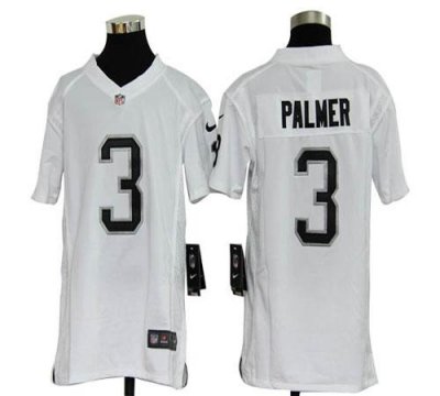 Jerseys Factory Cheap Nike Raiders #3 Carson Palmer White Youth