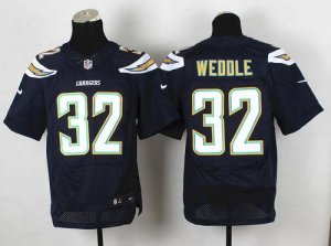 Jerseys Factory Cheap Nike Chargers #32 Eric Weddle Navy Blue Te