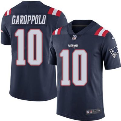 Jerseys Factory Cheap Nike Patriots #10 Jimmy Garoppolo Navy Blu